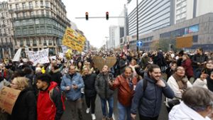 Mehrere Tausende demonstrieren in Brüssel