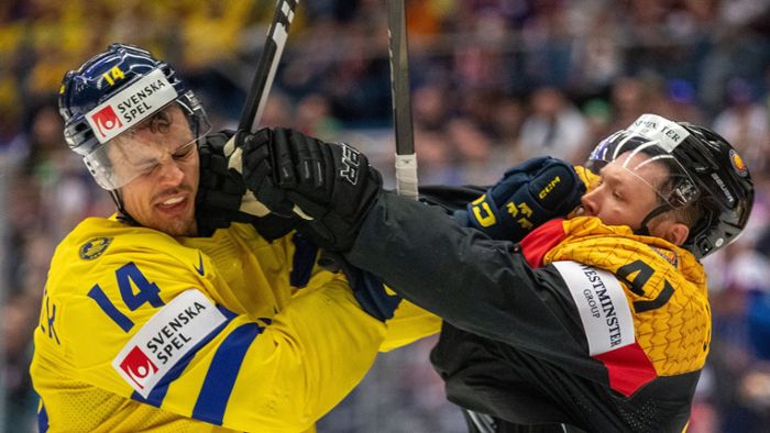 Eishockey-WM: Keine Chance gegen Schwedens NHL-Stars –  Deutschland verliert deutlich