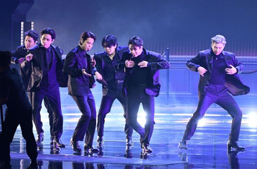 BTS gilt als die erfolgreichste K-Pop-Band. Foto: AFP/VALERIE MACON