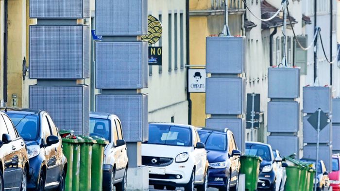 Luftqualität in Ludwigsburg: Filtersäulen in der Schlossstraße sollen weichen