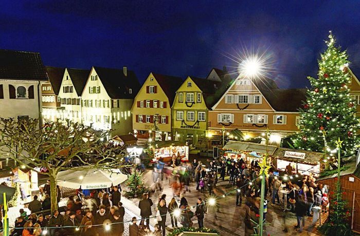 Die Märkte im Kreis Ludwigsburg: Weihnachtsmarkt-Saison beginnt