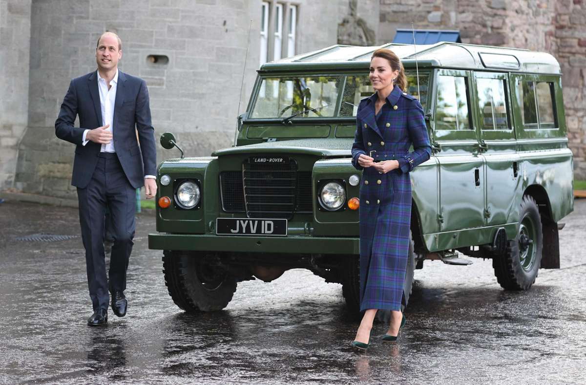 Die Queen hatte Prinz William den Land Rover seines verstorbenen Großvaters Prinz Philip geliehen.