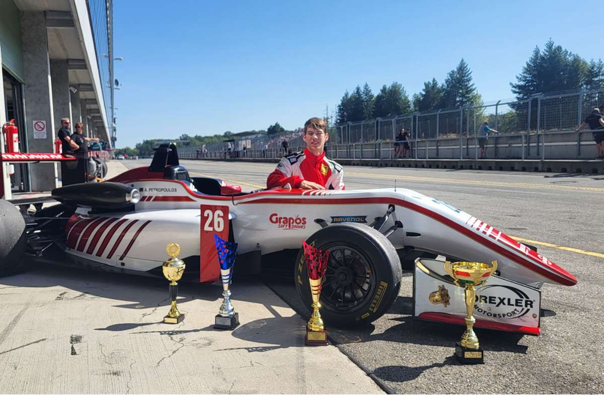 Motorsport: Andre Petropoulos aus Maichingen ist im Drexler-Formel-Cup gut unterwegs