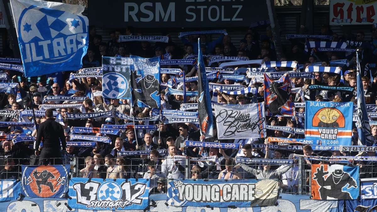 Die Unterstützung im Gazi-Stadion gegen den TSV Steinbach Haiger war wieder hervorragend.