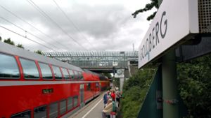 Polizeieinsatz am Haltepunkt Goldberg: Heftige  Auseinandersetzung am Bahnsteig