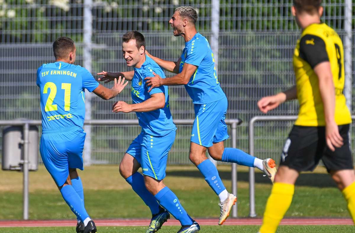 Fußball-Relegation zur Verbandsliga: TSV Ehningen dank starkem Auftritt gegen TSV Crailsheim eine Runde weiter