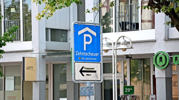 Anzeigetafeln  weisen künftig den Weg zu freien Parkplätzen
