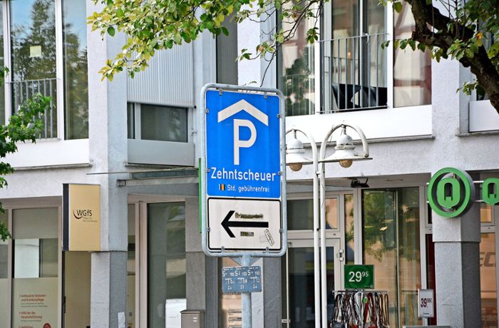 Ortsmitte in Echterdingen: Anzeigetafeln  weisen künftig den Weg zu freien Parkplätzen