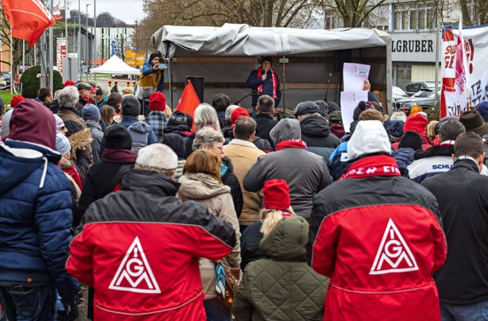 Firma Saxonia in Göppingen: Einigung nach neun Tagen Streik