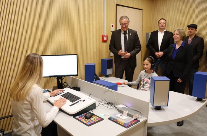 Audiometrieraum in Sindelfingen: Passgenaue Sprachförderung für Kinder
