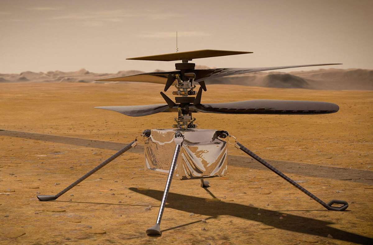 Mini-Hubschrauber der Nasa: „Ingenuity“ absolviert erfolgreichen Flug auf dem Mars