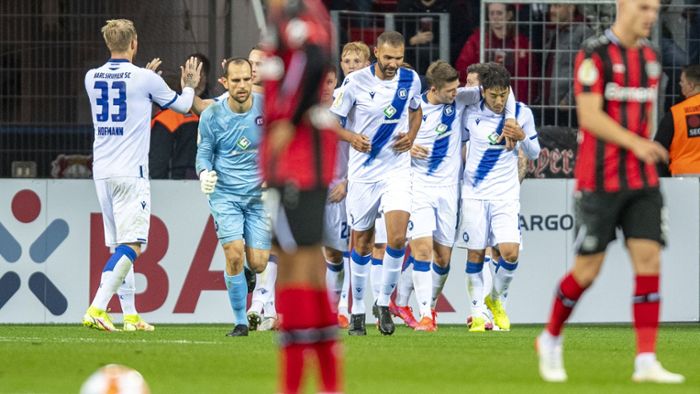 Bayer Leverkusen blamiert sich  gegen den Karlsruher SC