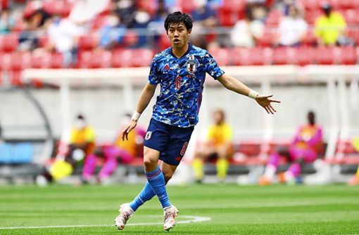 Japanischer Stratege: Wataru  Endo vom VfB Stuttgart soll die Olympiaauswahl seines Heimatlandes anführen. Das Fußballturnier beginnt am 22. Juli und endet am 7. August. Foto: imago