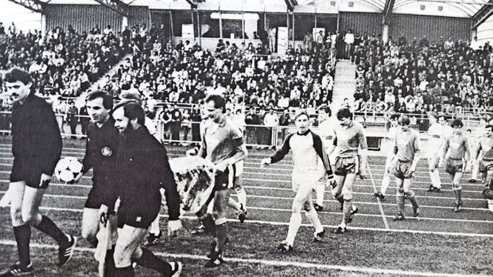 Der VfB Stuttgart spielte in den 80ern zweimal im Kreis Böblingen