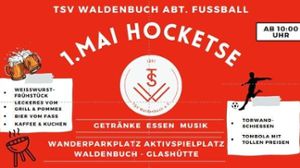 Waldenbuch: 1. Mai Hocketse des TSV Waldenbuch