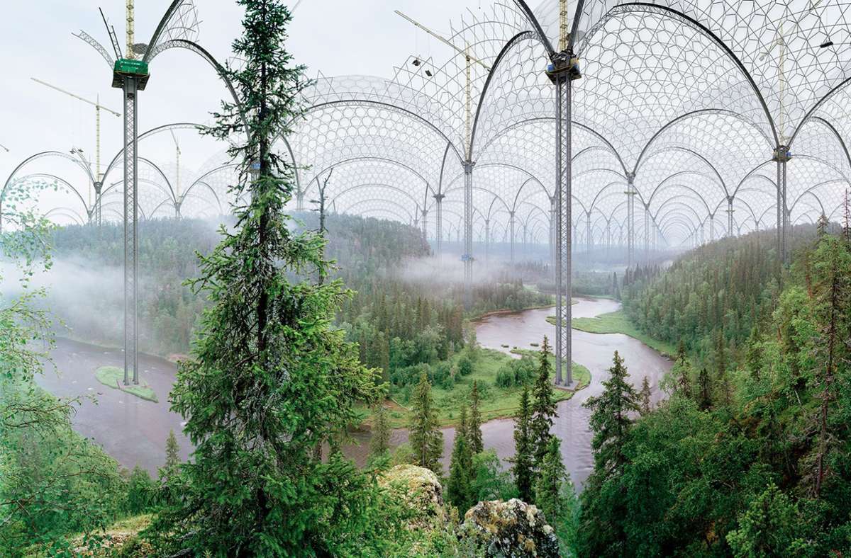 Wer weiß, ob die Natur eines Tages nur noch in Schutzräumen existieren kann? Ilkka Halso gibt in seiner Fotoserie „Museum of Nature“ eine Ahnung, wie dann etwa der „Kitka River“ (2004) aussehen könnte.
