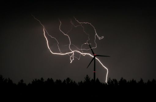 Unwetter in Deutschland. (Symbolbild) Foto: dpa/Karl-Josef Hildenbrand
