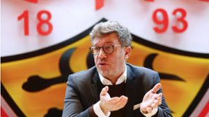 VfB-Präsident Claus Vogt löst Irritationen aus