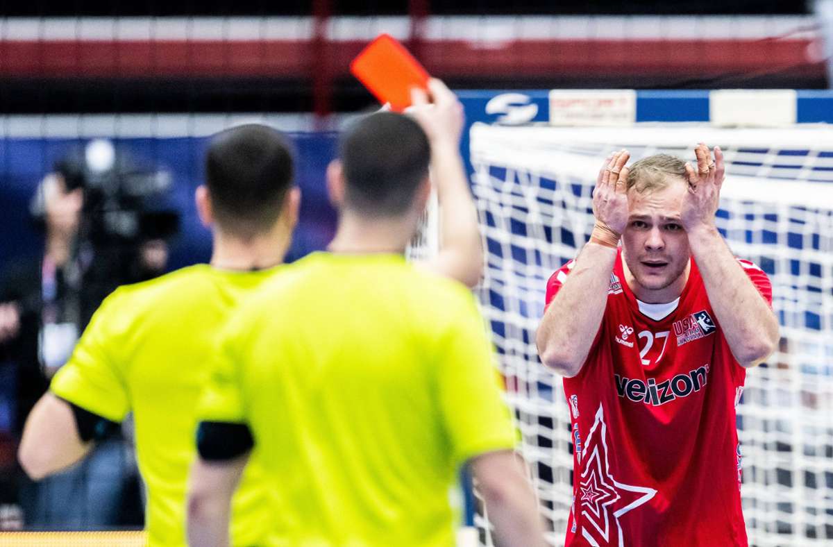 Paul Skorupa bei der Handball-WM: Deutsch-Amerikaner sorgt mit Beißattacke für Skandal