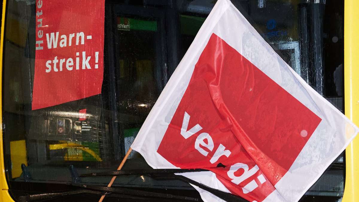 Verdi: ÖPNV-Warnstreiks an zwei Tagen in sieben Städten im Südwesten