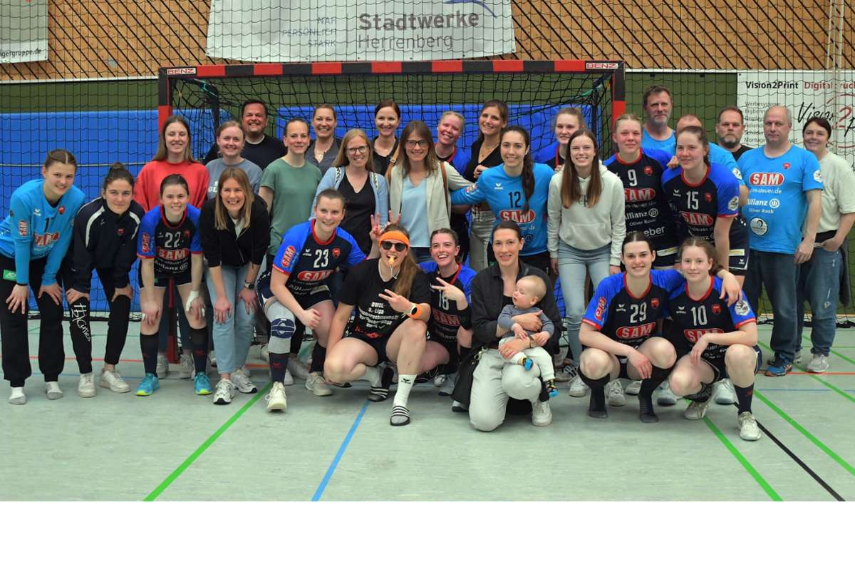 Handball bei der SG H2Ku Herrenberg: Wehmut und Freude beim Treffen der Kuties von früher und heute