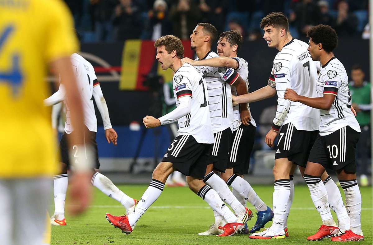Am Ende durfte das deutsche Team gegen Rumänien doch noch jubeln. Foto: Baumann/Cathrin Mueller
