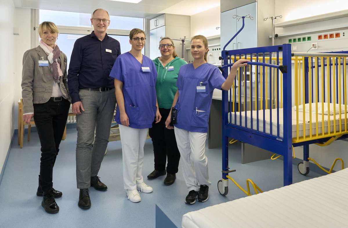 Millionenschwere Sanierung in Ludwigsburg: An der Kinderklinik ist vieles neu