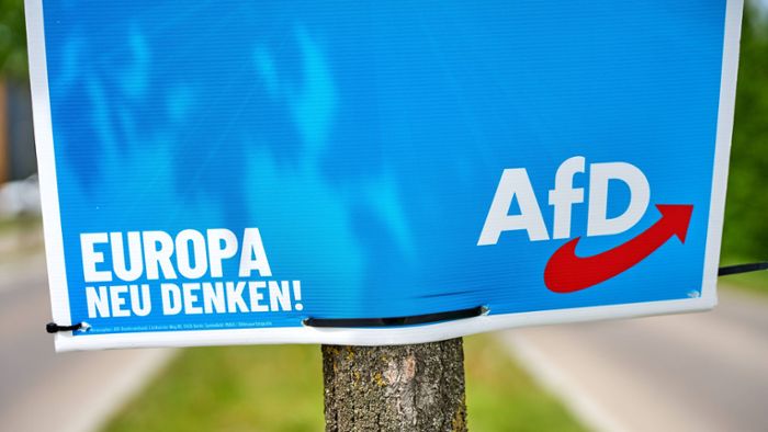 Störaktion an AfD-Stand in Reutlingen