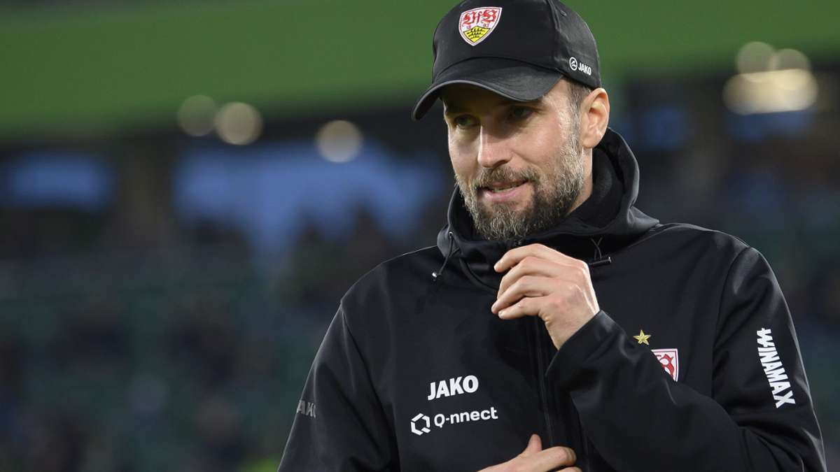 Trainer Sebastian Hoeneß fühlt sich wohl beim VfB Stuttgart.