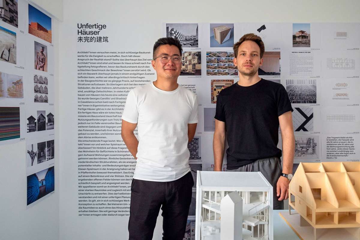 Guobin Shen (li.) und Florian Kaiser  vom  2017 gegründeten Architekturbüro Kaiser Shen.