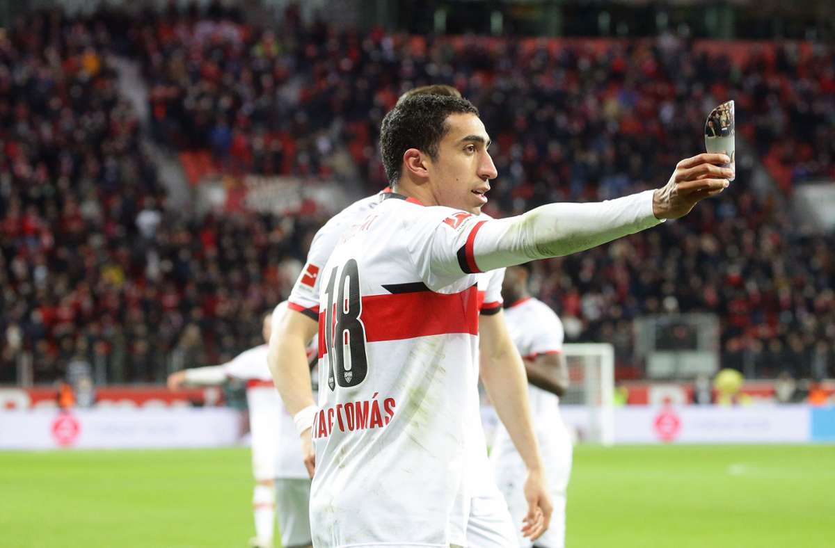 Stürmer des VfB Stuttgart: Das steckt hinter dem Jubel von Tiago Tomás