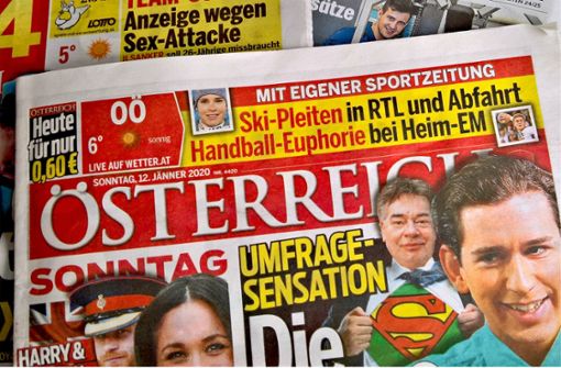 Die Tageszeitung „Österreich“ steht wegen mutmaßlich gekaufter Umfragen im Zentrum eines Regierungsskandals. Foto: imago/Manfred Segerer