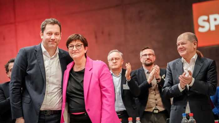 Klingbeil und Esken bleiben SPD-Doppelspitze