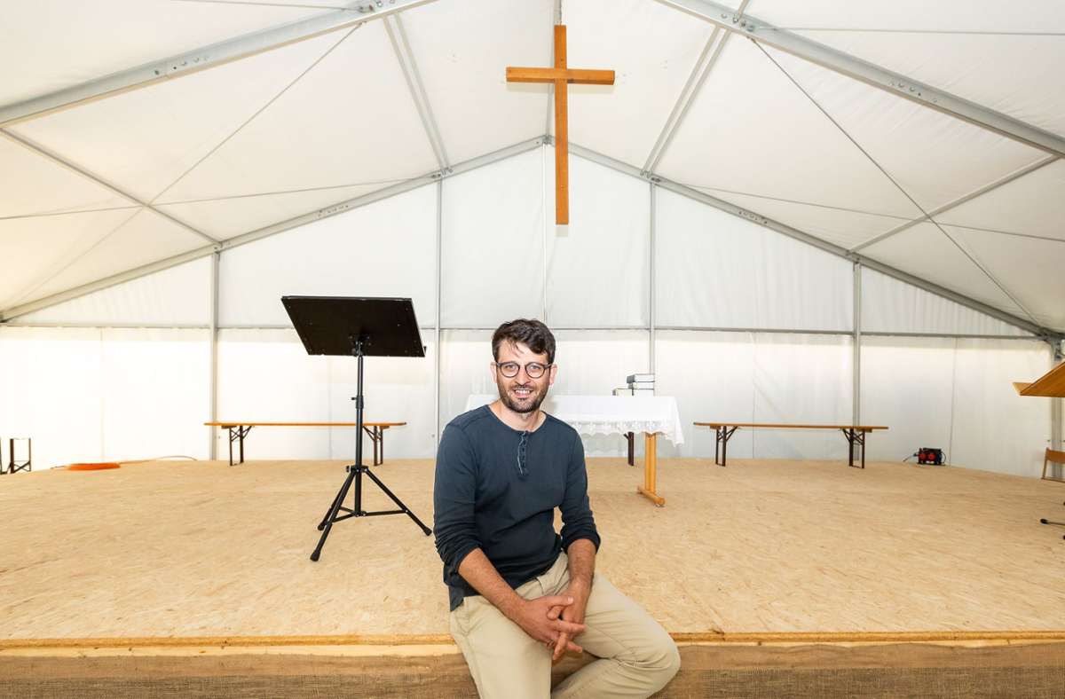 Zelt-Gottesdienste in Altdorf: Evangelische Kirchengemeinde geht neue Wege in der Krise