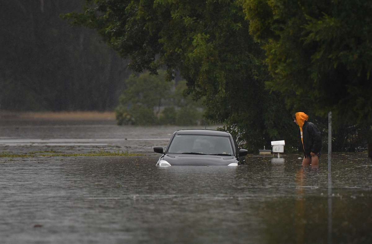 Ganze Ortschaften in Australien werden evakuiert, um die Menschen vor dem Hochwasser zu schützen.