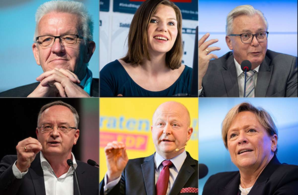 Landtagswahl in Baden-Württemberg: So haben sich die Spitzenkandidaten in der Diskussionsrunde geschlagen