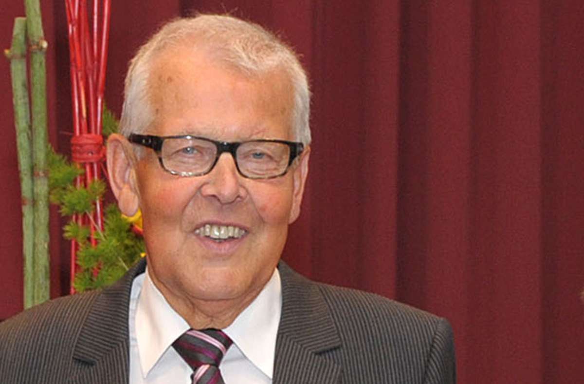 Über Jahrzehnte Bürgermeister in Aidlingen: Martin Häge ist tot