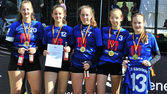 U14-Mädels des TSV Gärtringen holen auch die süddeutsche Meisterschaft