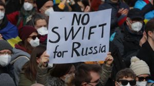 Verbündete schließen russische Banken aus Swift aus