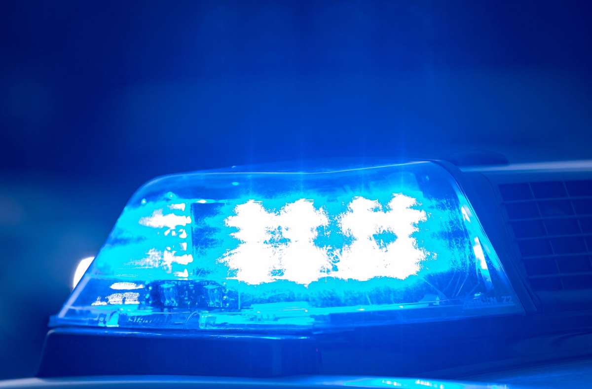 Auto KFZ 8 LED Rot & Blau Polizeiwagen LKW Armaturenbrett Warnung  Blitzlicht DHL