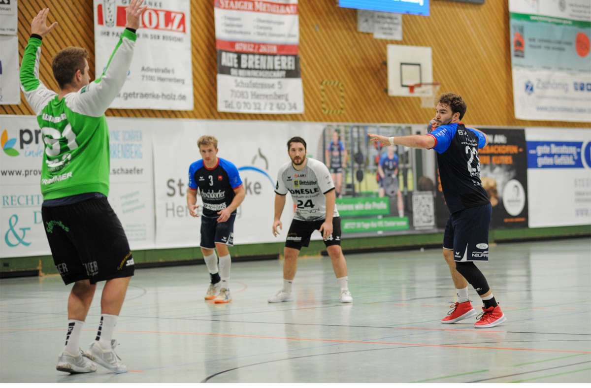 Handball-Oberliga Männer: SG H2Ku Herrenberg zeigt sich nervenstark bei dramatischem Sieg