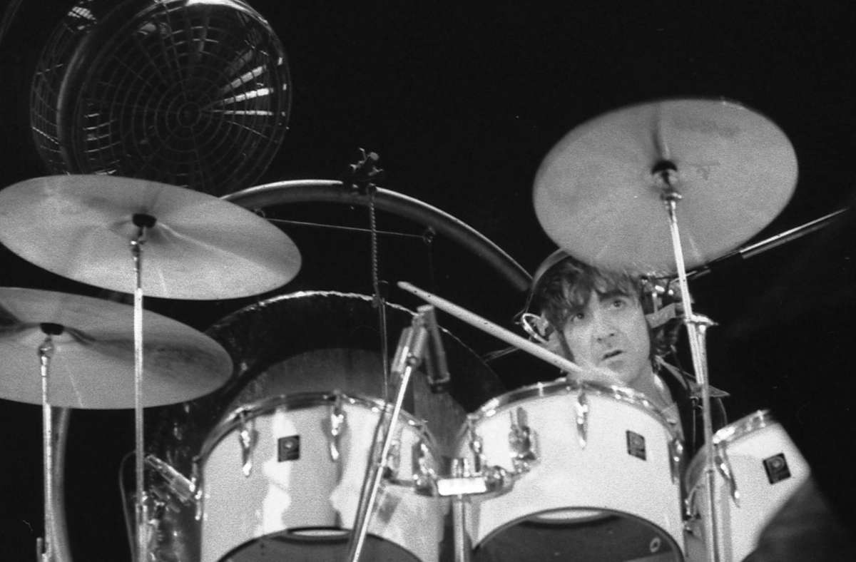Who-Schlagzeuger Keith Moon trommelte wie ein Derwisch.