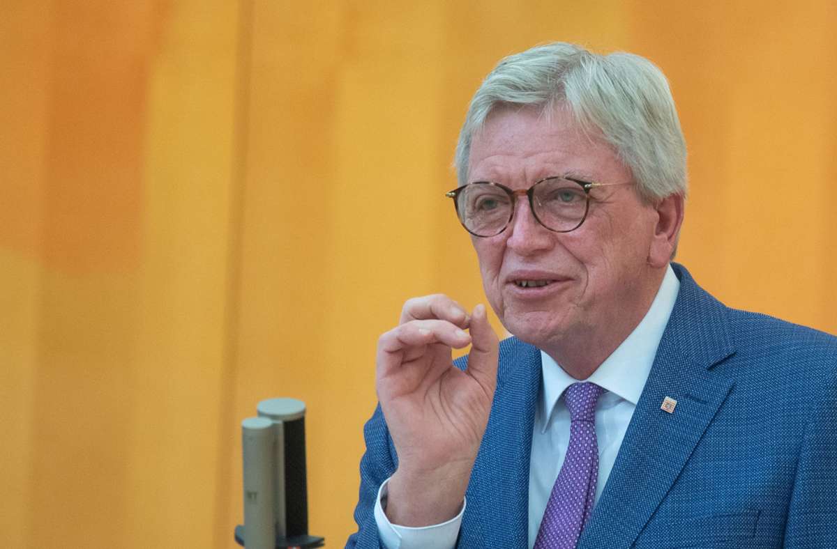 Ministerpräsident von Hessen: Volker Bouffier kündigt Abschied  an