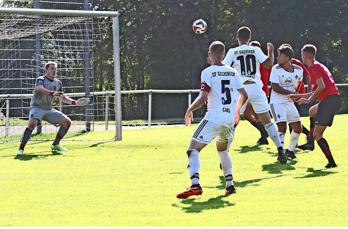 Fußball-Landesliga, Staffel III: Den SF Gechingen gelingt der späte Ausgleich