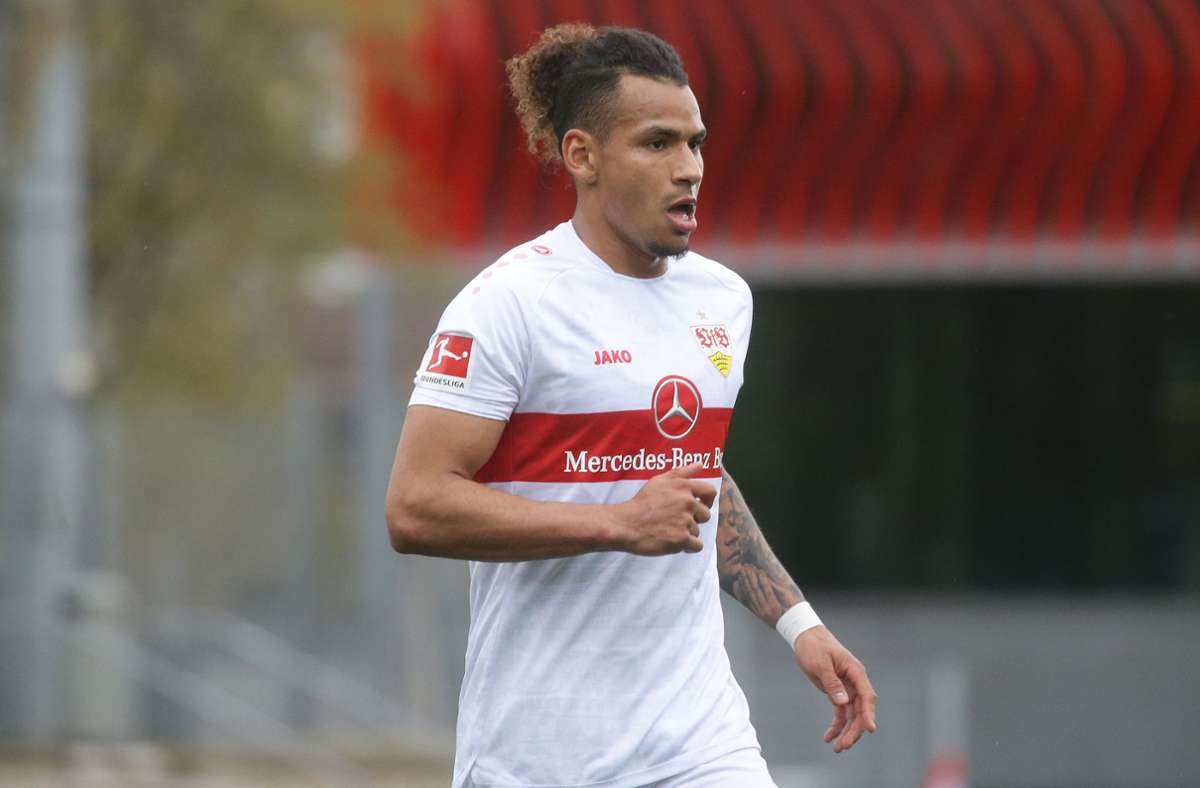 Juan Perea absolvierte während der Länderspielpause jede Trainingseinheit in Stuttgart.