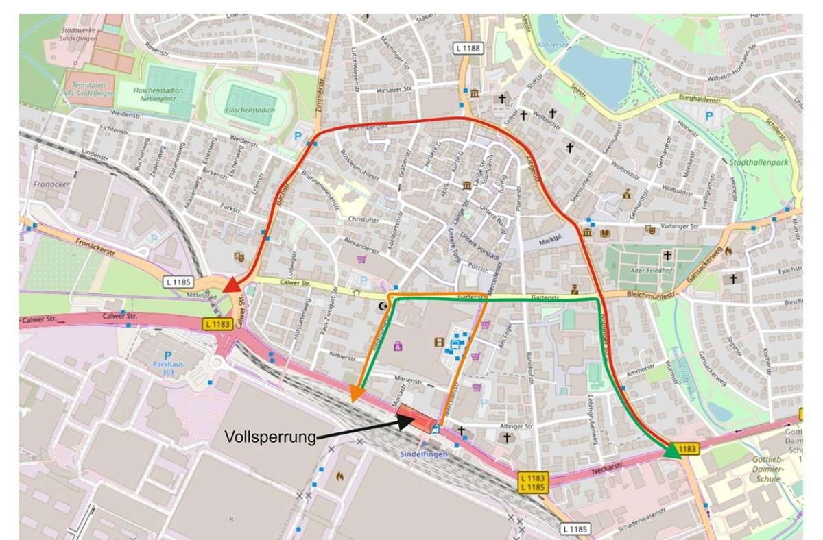 Am Donnerstag in Sindelfingen: Der Daimler-Steg wird abgebaut