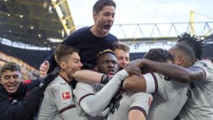 Bayer-Erfolgsserie hält auch in Dortmund: 1:1 in der Nachspielzeit