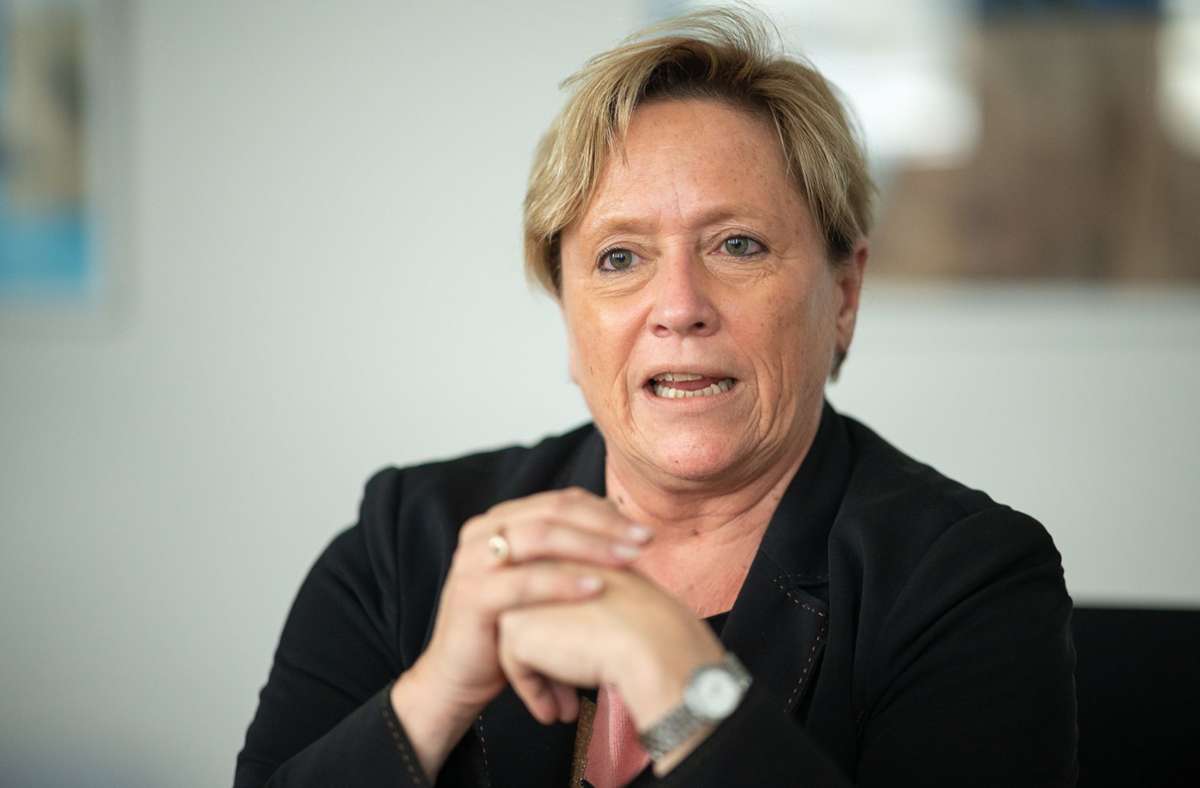 Die baden-württembergische CDU-Spitzenkandidatin Susanne Eisenmann. Foto: dpa/Sebastian Gollnow