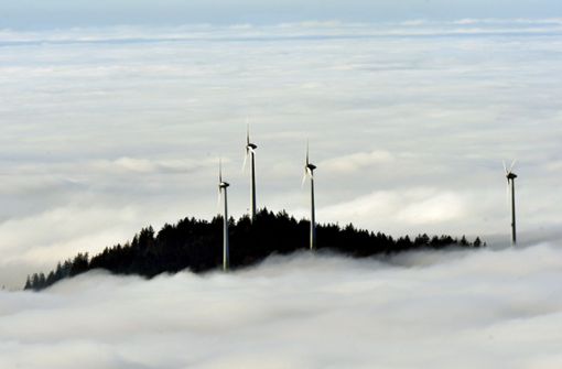 Der Windkraftausbau in Baden-Württemberg ist im vergangenen Jahr nur schleppend vorangekommen. Foto: picture alliance dpa/Rolf Haid