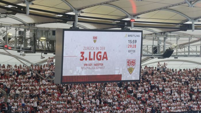 Live im Stadion – VfB bejubelt den Aufstieg der U 21